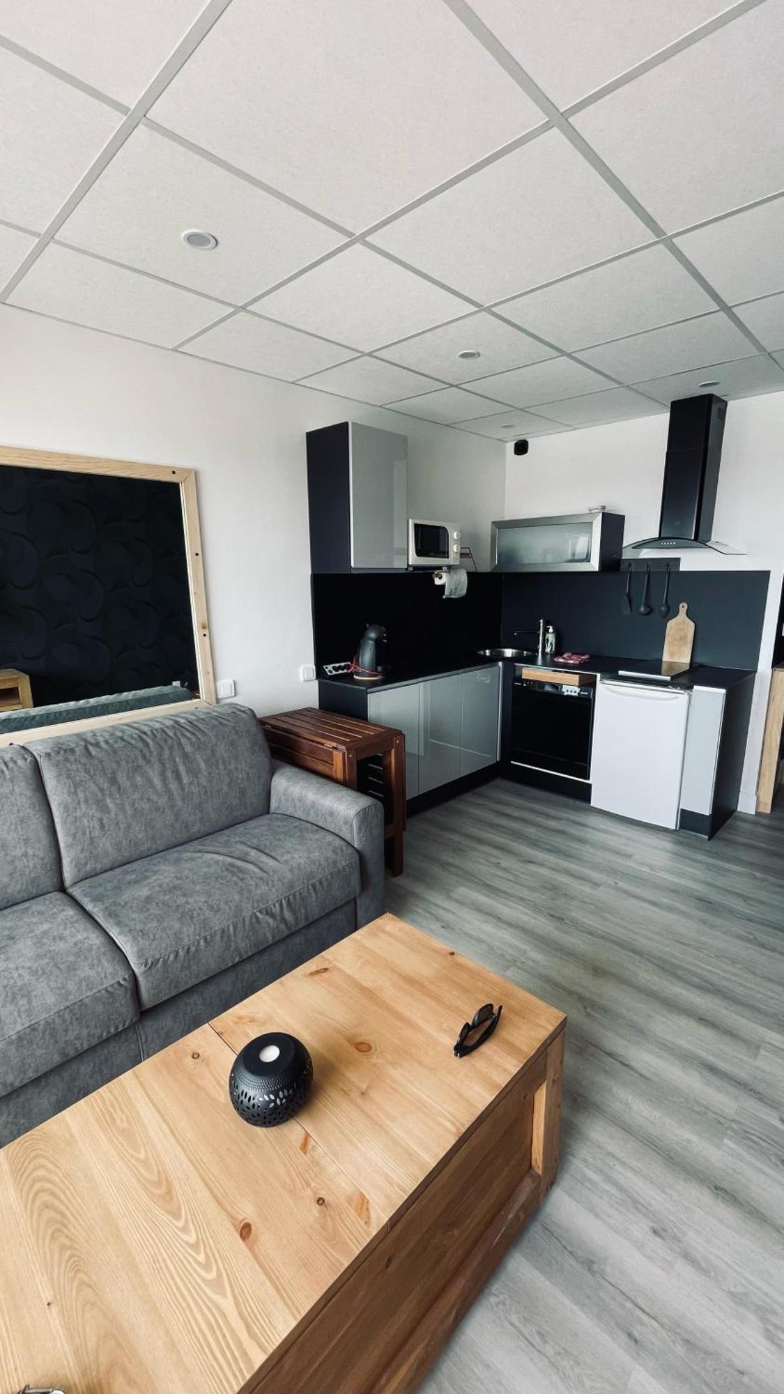Studio, Vue Imprenable Marina เลอ โกร-ดู-รัว ภายนอก รูปภาพ